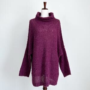 Free People She's All That Alpaca Boucle Oversized Sweater